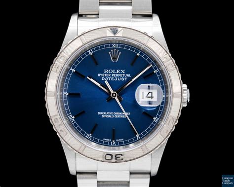 rolex datejust turn-o-graph blue|datejust turn o graph thunderbird.